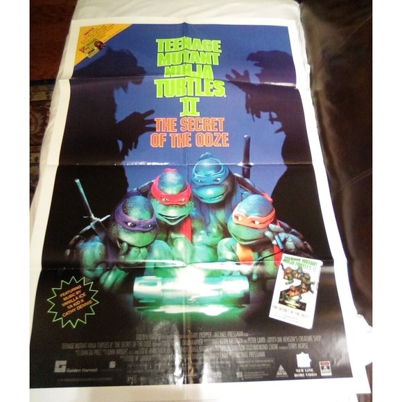 Art 1991 Teenage Mutant Ninja Turtles 2 The Secret Of The Ooze Movie